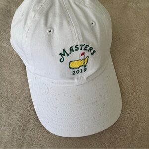 Masters Tournament White Baseball Cap